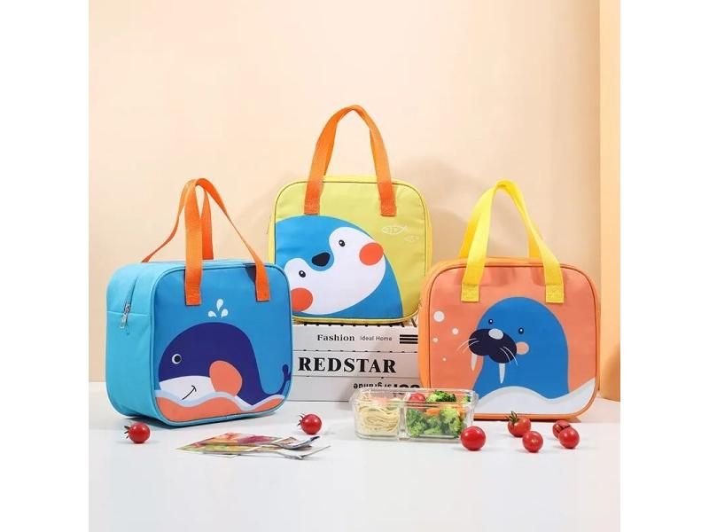 Cartoon Print Baby Insulation Bag Waterproof Kids Milk Bottle Thermo Bag Carousel 1