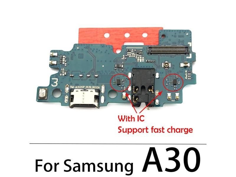 USB Charger Charging Port Dock Connector Board Flex Cable For Samsung A50 A505 Carousel 1