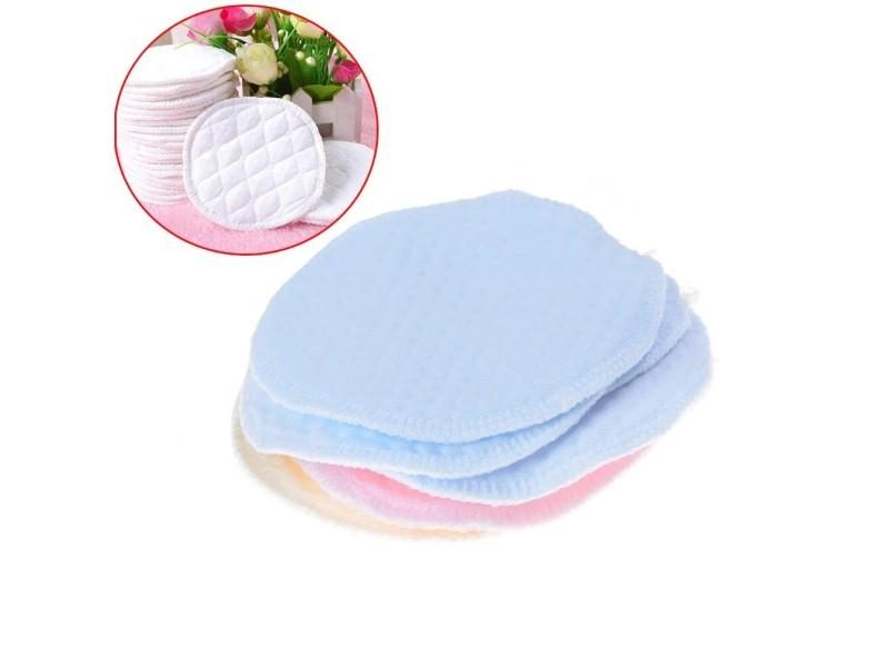 6Pcs Reusable Soft Absorbent Baby Nursing Pads In Random Color Carousel 2
