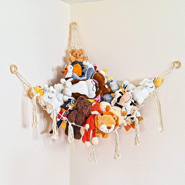 Toy Storage Macrame Hammock Net Hanger Organiser i2405BG0 Carousel 1