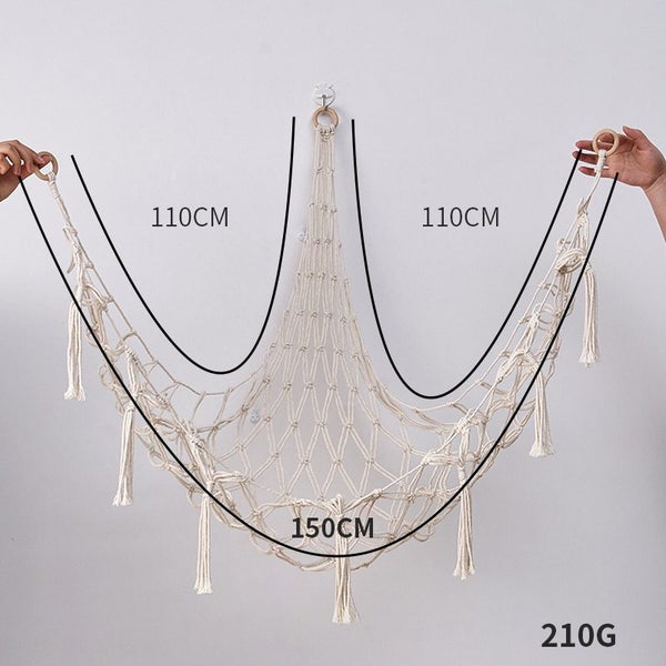 Toy Storage Macrame Hammock Net Hanger Organiser i2405BG0 Carousel 2