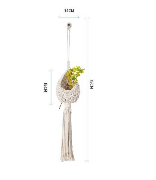 Macrame Plant Pot Hanger i2408BG0 Carousel 2