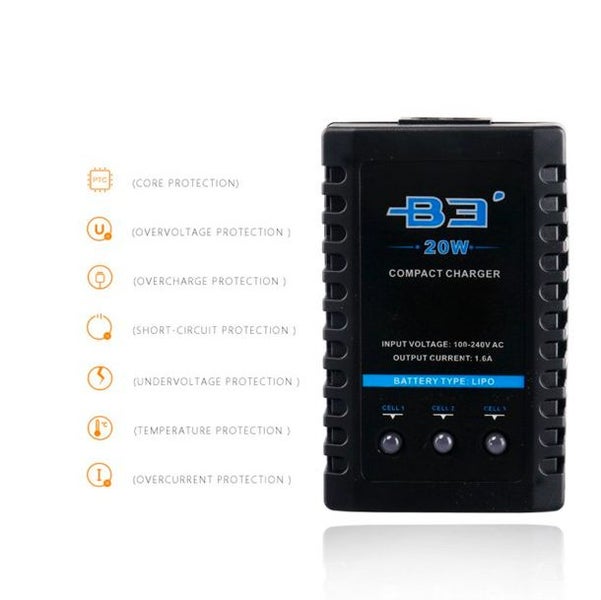 B3 balance charger 20W For 2-3S Lipo battery62973869028993112