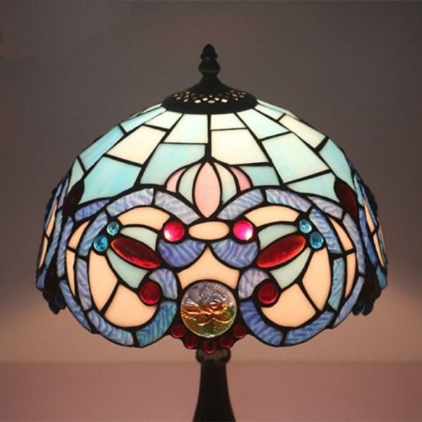 New Design Handmade Tiffany Table Lamp Carousel 2