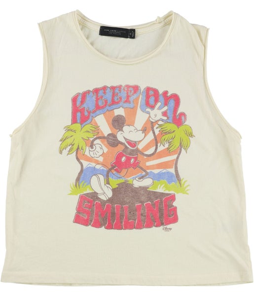 Junk Food Womens Keep On Smiling Tank Top Carousel 1