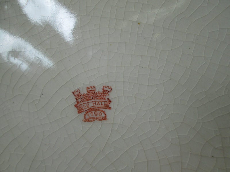 Old Hall 1790 Guilded Floral Vase c.1880 Carousel 8