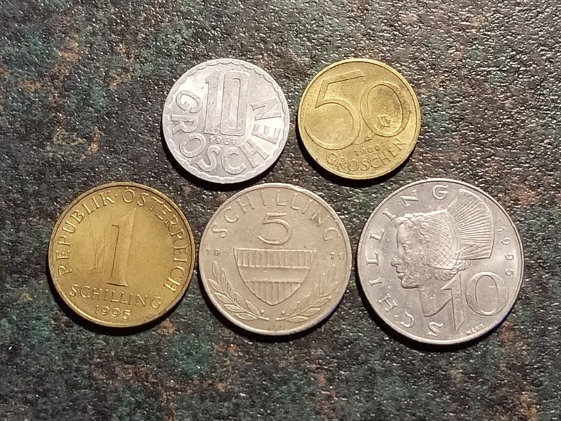 AUSTRIA - Set of 5 Coins Carousel 1