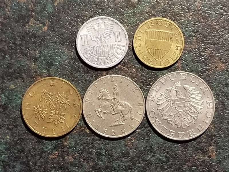 AUSTRIA - Set of 5 Coins Carousel 2