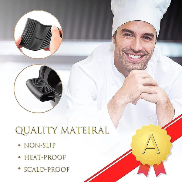 Pack Of 6 Silicone Hot Grip Holder Pot Handle Covers Pot Holders For The Kitchen Carousel 3