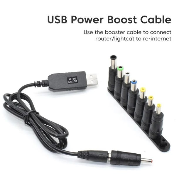 USB to DC 6V-12V Booster Power Cable Carousel 1