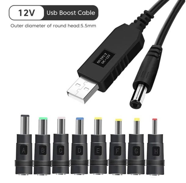 USB to DC 6V-12V Booster Power Cable Carousel 2