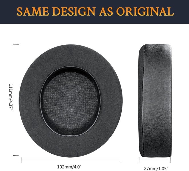 Headphones Ear Pads Cushions Replacement for Razer Kraken Pro V2, Kraken 7.1 V2 Carousel 2