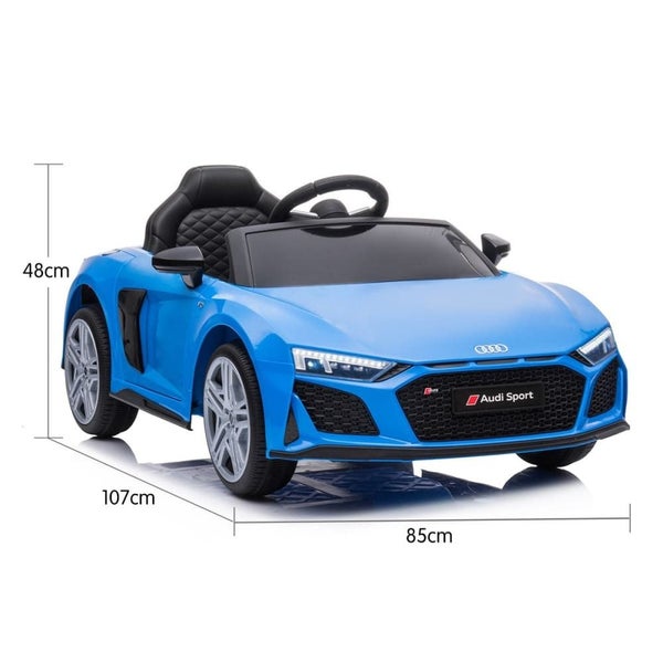 Audi Sport Licensed Kids Electric Ride on Car Remote Control Blue Carousel 2