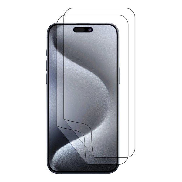 2pcs Soft PET Film Screen Protector Guard for Apple iPhone 15 PRO Front Carousel 1