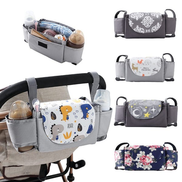 Baby Stroller Accessoris Bag Cup Holder Cover Bag Stroller Organizer Carousel 2