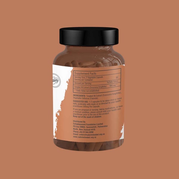 Nature's Basket NZ Tongkat Ali Capsules - Vitality Boost Carousel 2