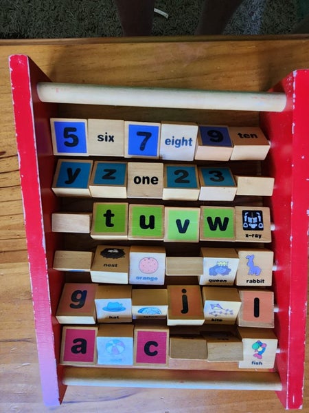 Lenoxx wooden alphabet child's education toy Carousel 1