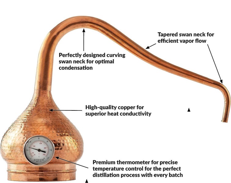 Distiller Copper Distilling 2L Distillation Kits Carousel 2