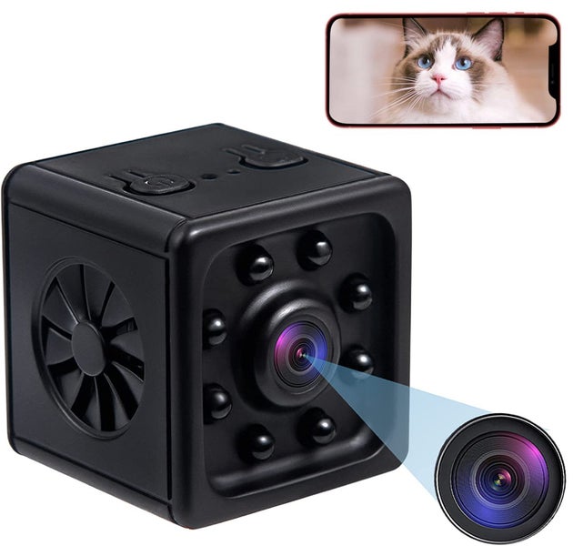 Mini Wireless WiFi Hidden Camera 2.4GHz 1080P HD Portable Home Security Cameras Carousel 1