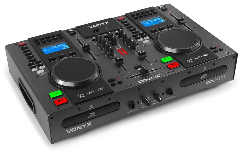 CDJ450 Twin CD/MP3/USB player/mixer with BT Carousel 1