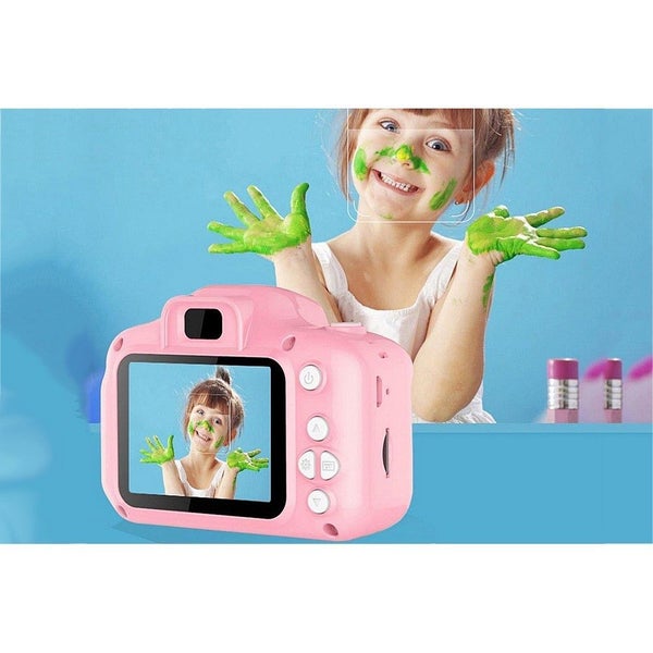 Kids Camera Children Digital Mini Camera 32GB Memory Card HD Camcorder-Pink Carousel 2