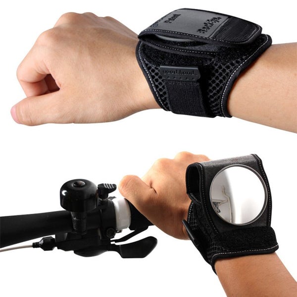 Arm Wear Back Mirror Bicycle Rear View Cycing Backeye with Waist Band Carousel 1