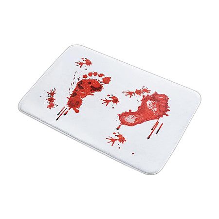 Halloween Bath Bloody Footprint Rug 40 x 60 CM Carousel 8