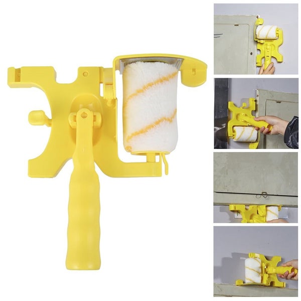 Clean-Cut Paint Edger Roller Brush Safe Tool for Home Wall Carousel 1