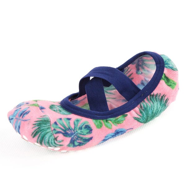 Clearance Sell - Any 3 Pair Lace-up Printed Anti Slip Yoga Socks Carousel 6