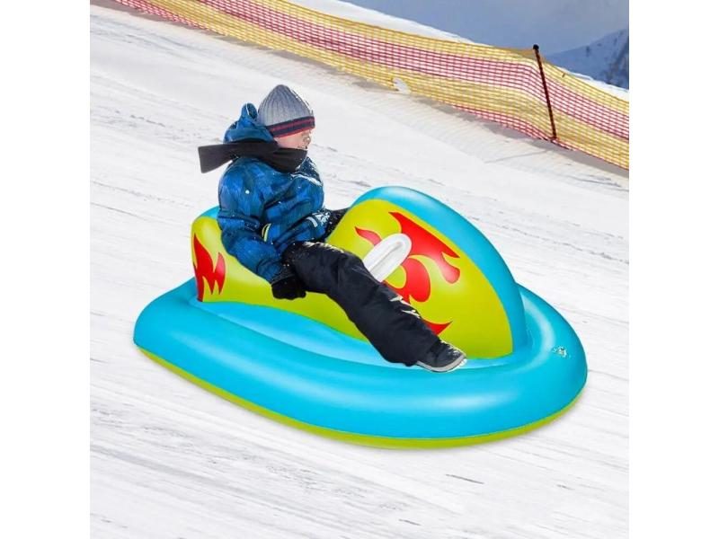 Inflatable Snow Sled Operating Handle For Winter Sledding Carousel 1