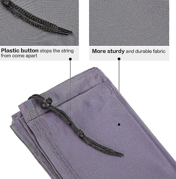 2 Pack Large Laundry Bag Machine Washable Large Dirty Clothes Organizer Easy Carousel 2