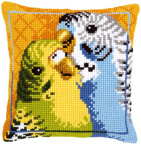 Vervaco Cross Stitch Cushion Kit - Badgies Carousel 1