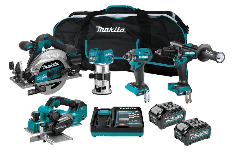MAKITA 40V XGT 5PC KIT 4Ah Carousel 1
