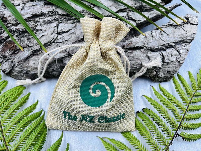 Lashed Greenstone Nephrite Jade Double Twist NH061 Carousel 2
