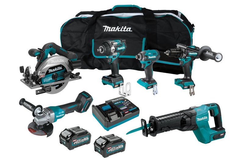 Makita 40V Max Brushless 6-Pc.Combo (4.0Ah) Kit Carousel 1