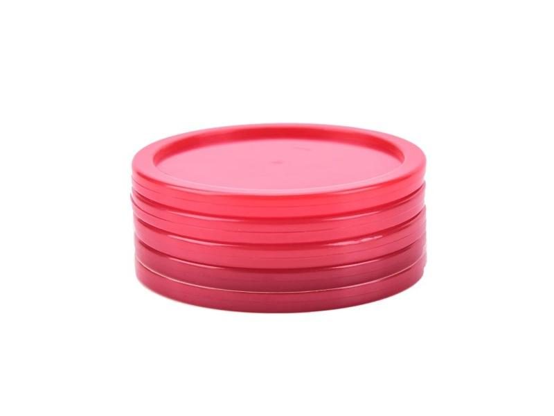5 Pcs/set 50mm 2-inch Red Air Hockey Table Pucks For Children Table Parties Carousel 1