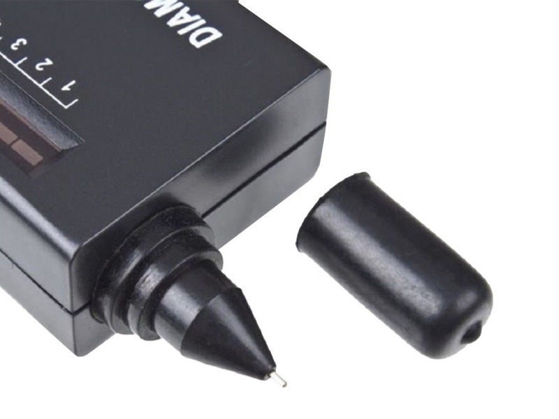 Black Diamond Tester Pen Diamond Detector with LED Indicator Carousel 6