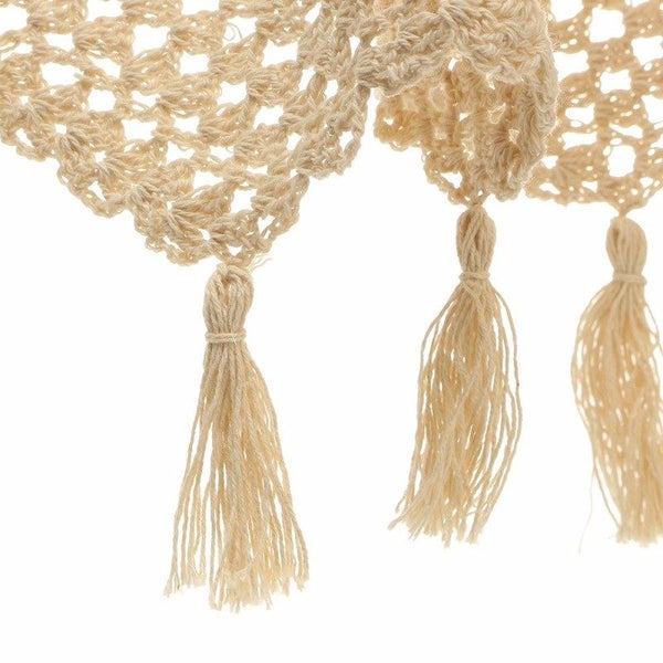 Country Style French Cotton Linen Embroidery Cafe Curtain Home Kitchen Curtain Carousel 7