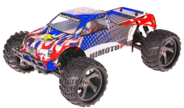 Himoto Mastadon 1/18 4wd Radio Control Monster Truck Brushed E18MT 2.4ghz w/ ... Carousel 1