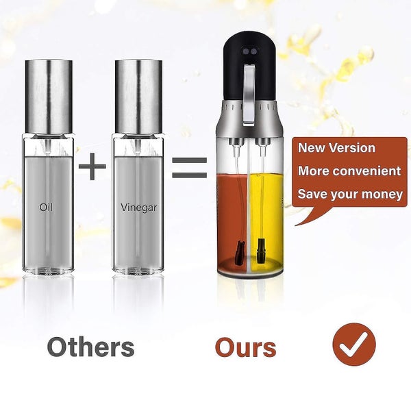 Olive Oil Sprayer For Cooking 2 In 1 Oil Vinegar Soy Sauce Bottle Refillable Carousel 4