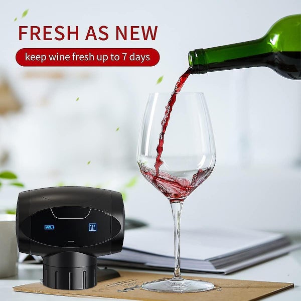 Electric Wine Saver Vacuum Pump With Stopper-wine Bottle Sealer Carousel 2