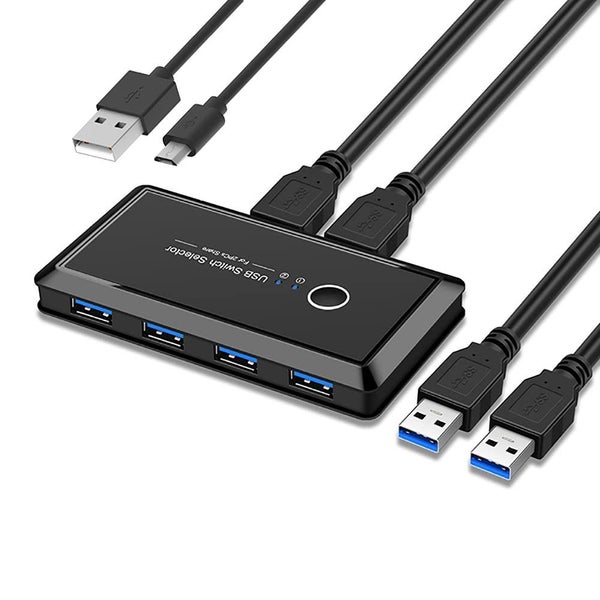 New USB KVM Switch 4 Ports Sale Sale Carousel 1