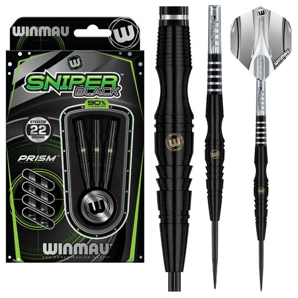 Winmau - NEW Sniper Black - 90% Tungsten Darts Carousel 1