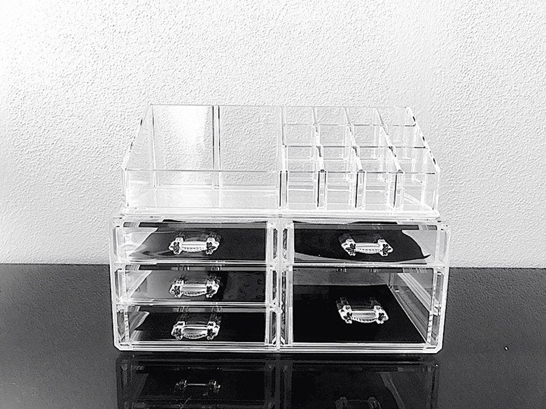Acrylic Makeup Drawer Case Storage Carousel 2