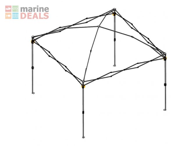 OZtrail Compact 3.0 Gazebo Blue 3 x 3m Carousel 2