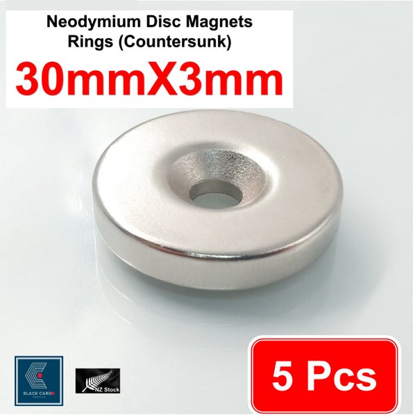 5Pcs Neodymium Magnet Countersunk Rare Earth Magnets *Local Clearance* Carousel 1