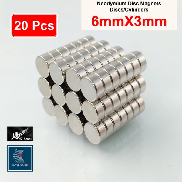 Brand New Neodymium Disc Magnet 6mm x 3mm -20pcs *Sale NOW* Carousel 2