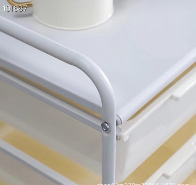 toy storage trolley 5 layers with 5 colour trays Carousel 7