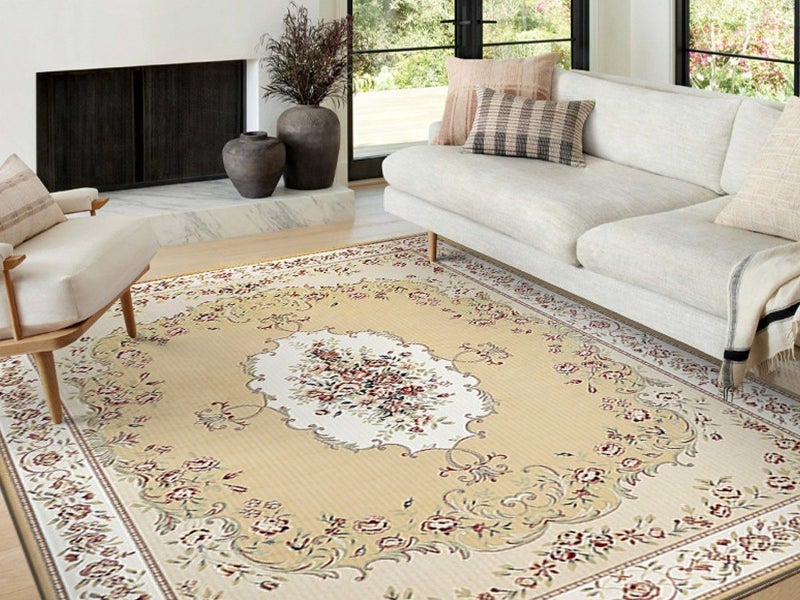 120x180cm Bohemian Floor Mat Non-Slip Carpet Vintage Rugs Home Decor - Style 5 Carousel 1