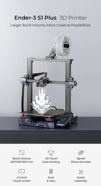 Ender-3 S1 Plus 3D Printer 300x300x300mm Sprite Extruder, CR Touch- NZ Stock Carousel 2